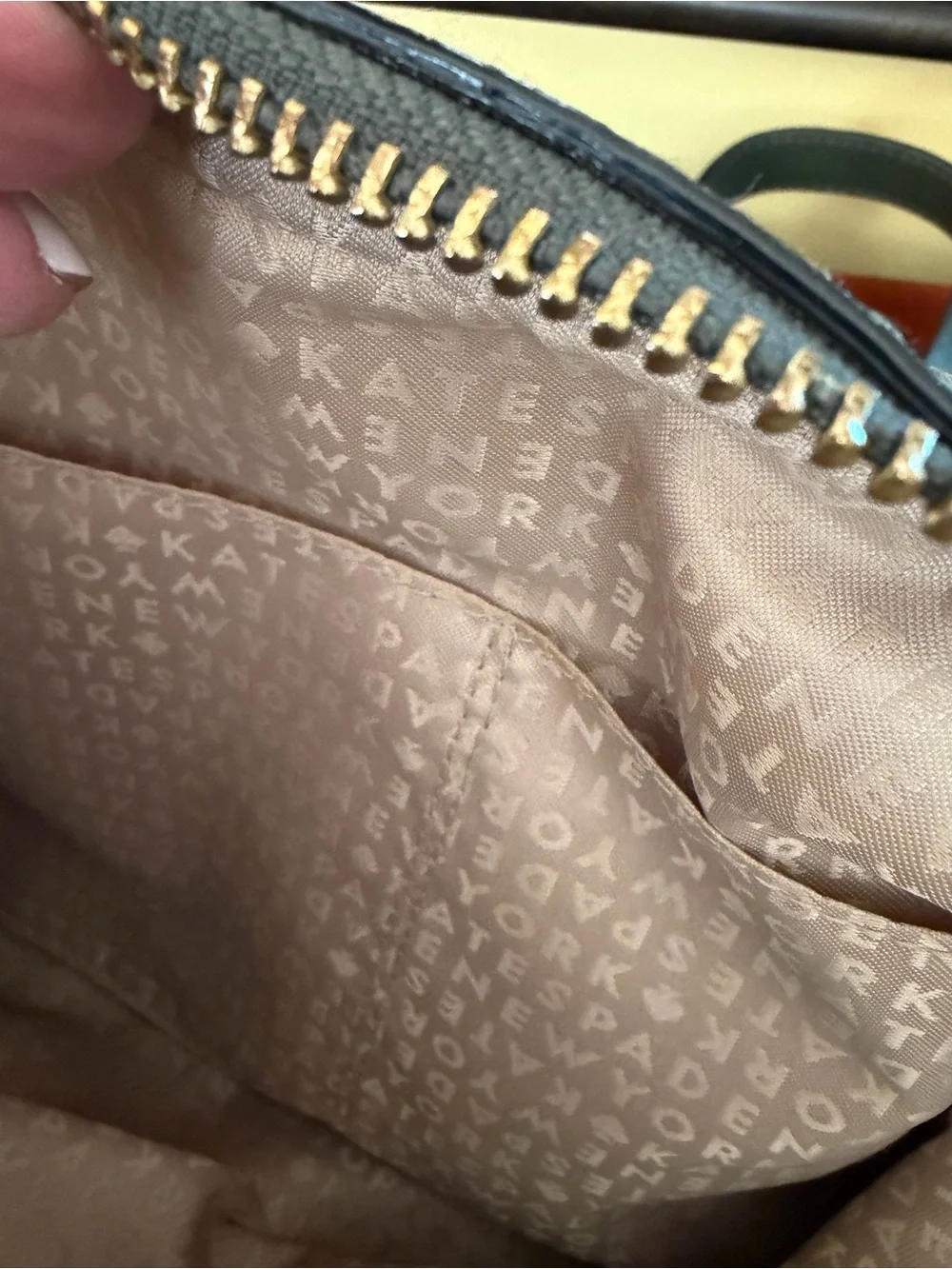 Kate Spade Southport Avenue Green Leather Satchel Crossbody